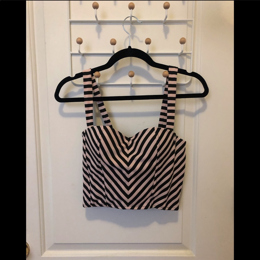 Corset crop tank